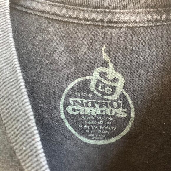 Vintage Y2K Nitro Circus T-shirt Size L - Picture 3 of 4